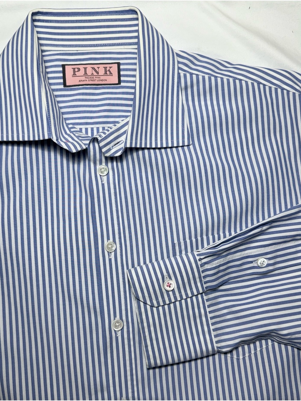 THOMAS PINK Spread Collar Dress Shirt